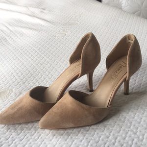 Nanette Lepore d’orsay suede pump